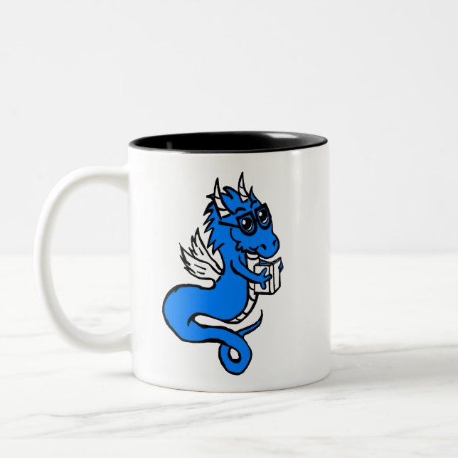 Book Wyrm Mug (Left)