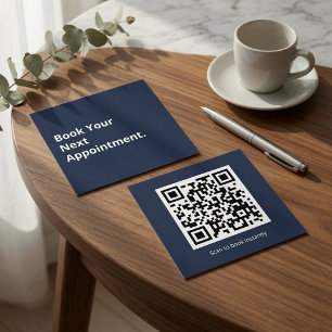 Book Your Next Appointment QR Code Card Custom