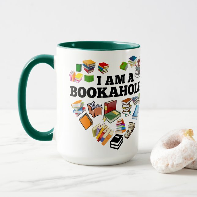 Bookaholic Mug (With Donut)