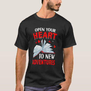 Bookaholic Reader Bookish Enthusiast Reading Novel T-Shirt
