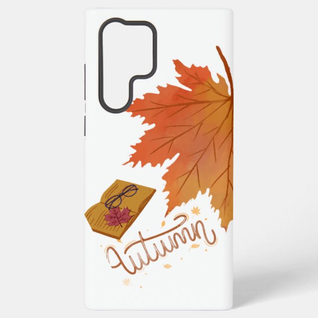 Bookand autumn phone case  (Back)