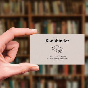Bookbinder Business Card