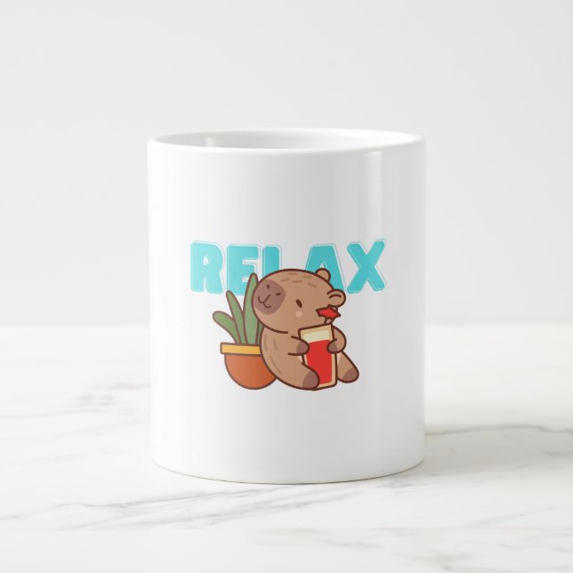 BookBrew Large Coffee Mug (Front)