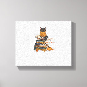 Booked For Halloween Cat Lover Classic T-Shirt Canvas Print
