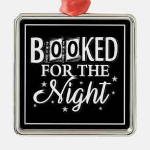 Booked For The Night Metal Tree Decoration