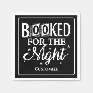 Booked For The Night Napkin