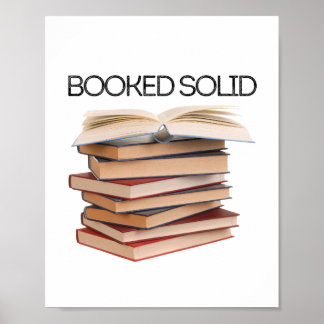 Booked Solid Wall Art