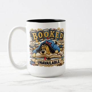 Booked Unavailable Personalised Funny Two-Tone Coffee Mug