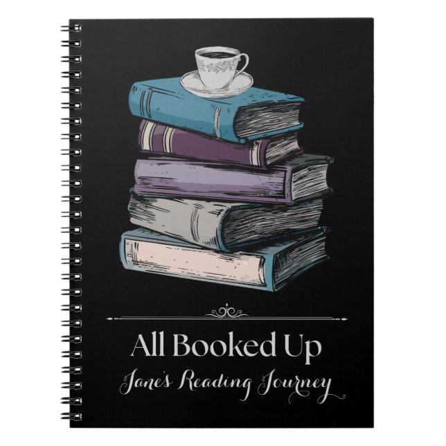 Booked Up Personalised Reading Journal (Front)