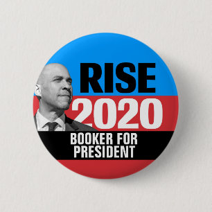 Booker for President 6 Cm Round Badge