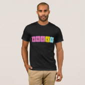Booker periodic table name shirt (Front Full)