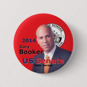 Booker Senate 2014 6 Cm Round Badge
