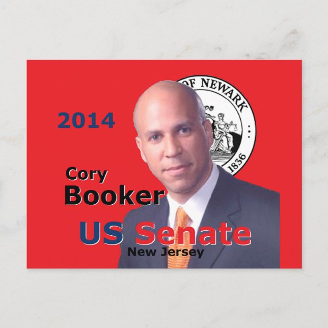 Booker Senate 2014 Postcard (Front)