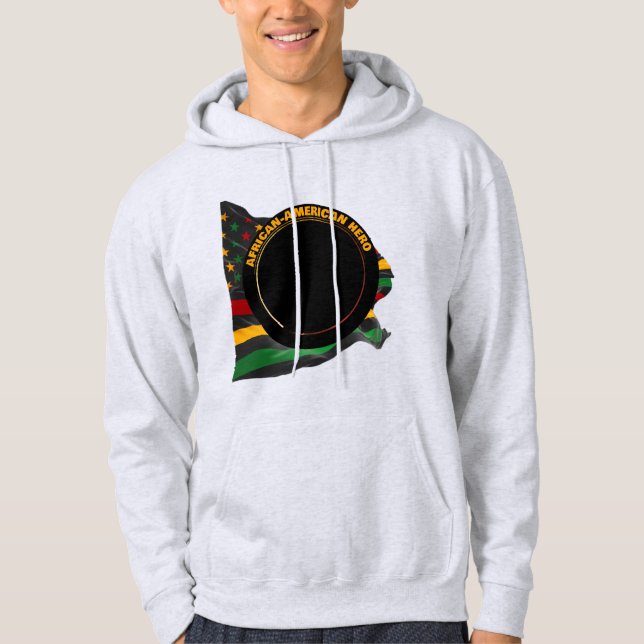 BOOKER T WASHINGTON Black History Month  Hoodie (Front)
