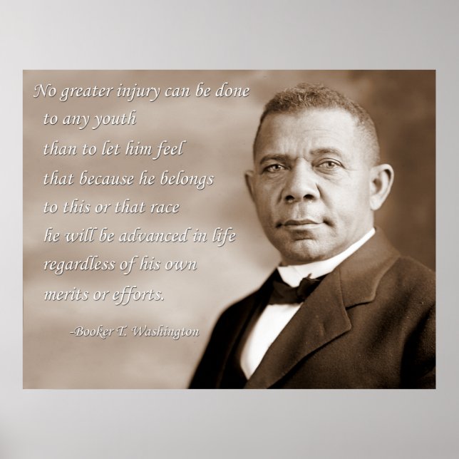 Booker T. Washington Merit Poster (Front)