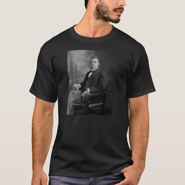 Booker T. Washington Portrait by Harris & Ewing T-Shirt (Front)