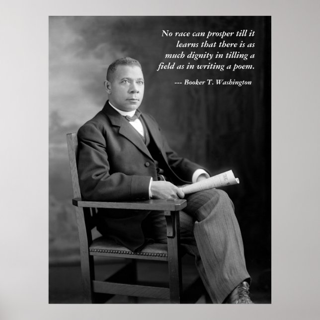Booker T. Washington Poster (Front)
