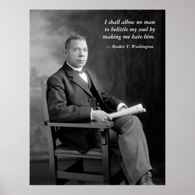Booker T. Washington Poster (Front)