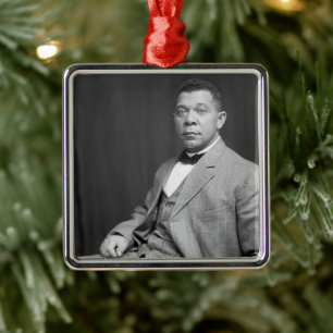 Booker Taliaferro Washington: Black Educator Metal Tree Decoration