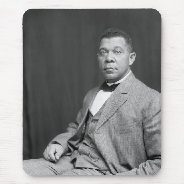 Booker Taliaferro Washington: Black Educator Mouse Mat (Front)