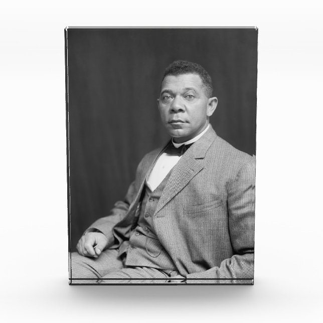 Booker Taliaferro Washington: Black Educator Photo Block (Front)