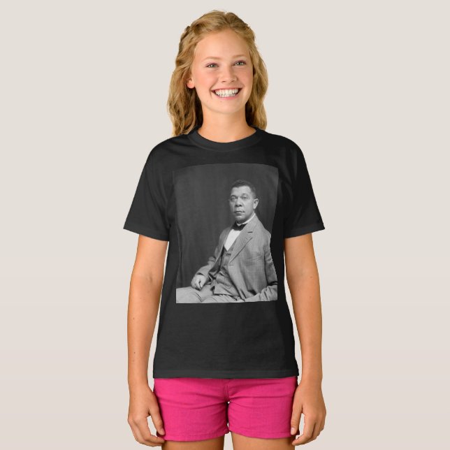 Booker Taliaferro Washington: Black Educator T-Shirt (Front Full)