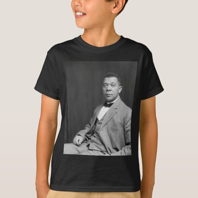 Booker Taliaferro Washington: Black Educator T-Shirt (Front)