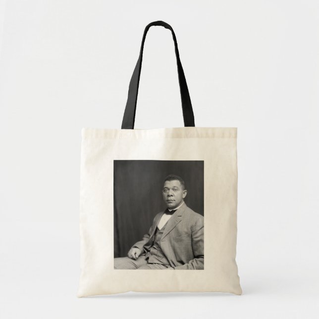 Booker Taliaferro Washington: Black Educator Tote Bag (Front)