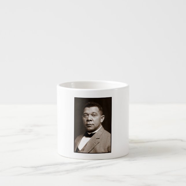 Booker Washington: African American Educator Espresso Cup (Front)
