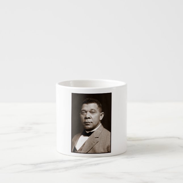 Booker Washington: African American Educator Espresso Cup (Front)
