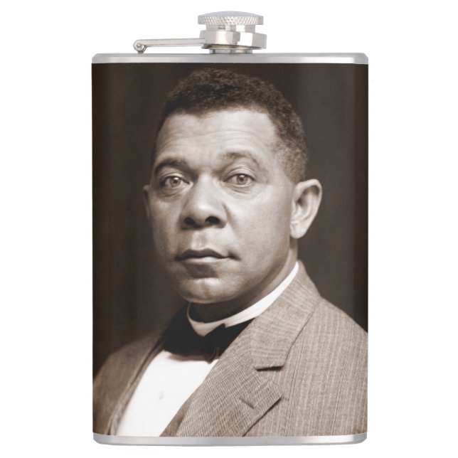 Booker Washington: African American Educator Hip Flask (Front)