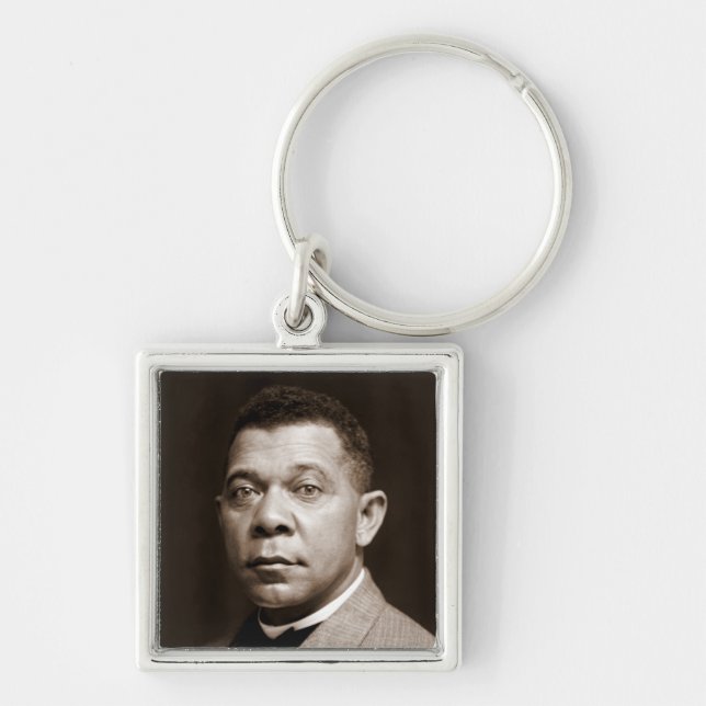 Booker Washington: African American Educator Key Ring (Front)