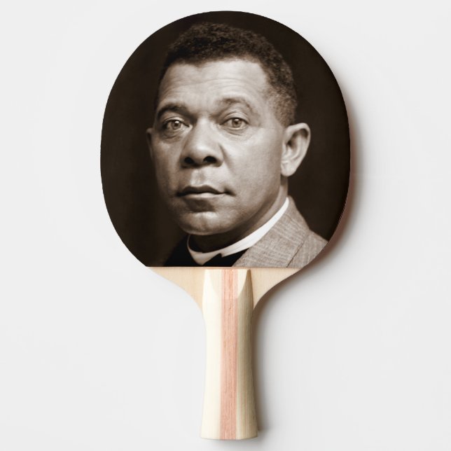 Booker Washington: African American Educator Ping Pong Paddle (Front)