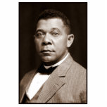 Booker Washington: African American Educator Standing Photo Sculpture<br><div class="desc">Booker Taliaferro Washington, born into slavery in 1856, rose to become a prominent African American leader and educator. After the Civil War, he pursued education, attending class at Hampton, Agricultural and Wayland Seminary. - In 1881, Washington founded the Tuskegee in Alabama, a school dedicated to vocational training for African Americans....</div>