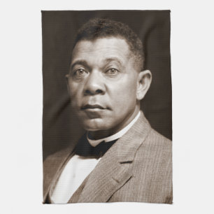 Booker Washington: African American Educator Tea Towel
