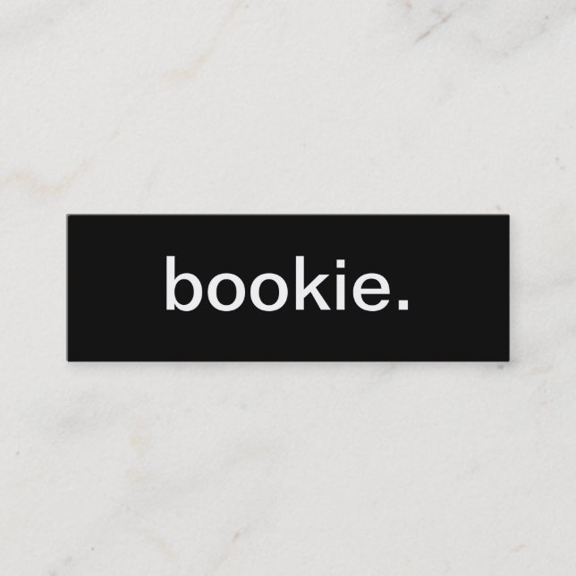 Bookie Business Card (Front)