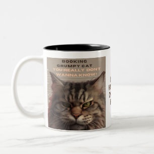 "Booking Grumpy Cat" Grumpy Cat Goes to Jail Mug