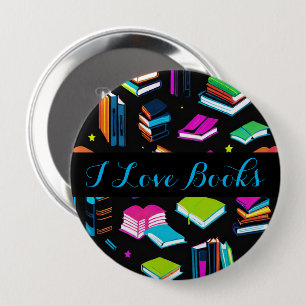 Booking It Colourful 10 Cm Round Badge