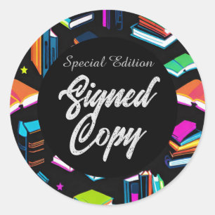 Booking It Colourful  2 Classic Round Sticker