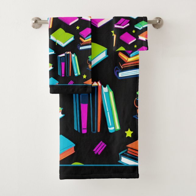 Booking It Colourful Bath Towel Set (Insitu)