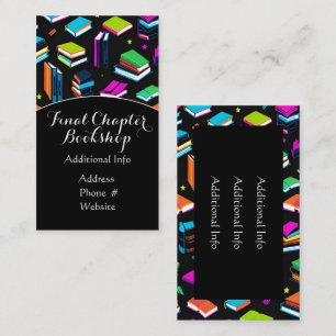 Booking It Colourful Business Card