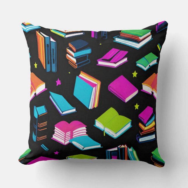 Booking It Colourful Cushion (Front)