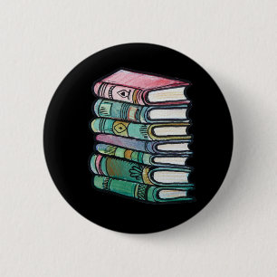 Bookish                                            6 cm round badge