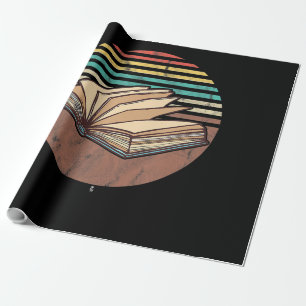bookish  avid book lovers readers gift wrapping paper