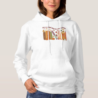 Bookish book Lovers - cute orange pumpkin - Fall Hoodie