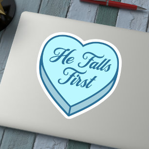 Bookish Candy heart - He Falls First