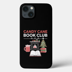 Bookish Christmas Candy Cane Book Club Bookish iPhone 13 Case