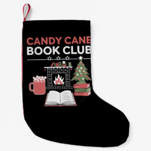 Bookish Christmas Candy Cane Book Club Bookish Small Christmas Stocking