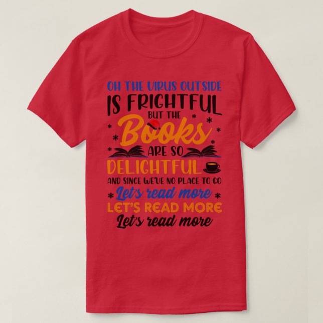Bookish Christmas Gift 1 T-Shirt (Design Front)