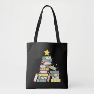 Bookish Christmas Tree I Tote Bag